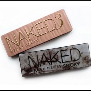 Naked Bundle: Naked 3 and Smokey Pallet left